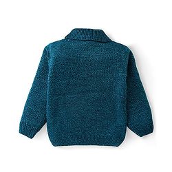 Babyhug Cable Knit Pullover - Navy
