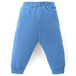Babyhug Cotton Knit Full Length Lounge Pants With Stripes Pack of 3 - Multicolour