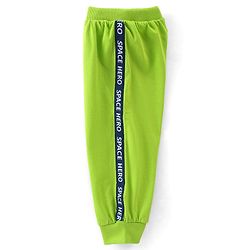 Babyhug Cotton Knit Full Length Lounge Pants With Stripes Pack of 3 - Multicolour