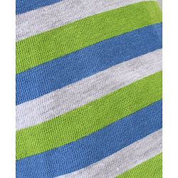 Babyhug Cotton Knit Full Length Lounge Pants With Stripes Pack of 3 - Multicolour