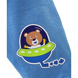 Babyhug Cotton Knit Full Length Lounge Pants With Stripes Pack of 3 - Multicolour