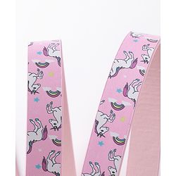 Babyhug Buckle Closure Belt unicorn Print - Pink
