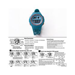 Babyhug Free Size Digital Watch With Space Design - Blue