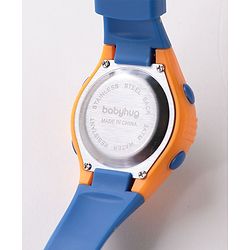 Babyhug Free Size Digital Watch With Dino Print - Blue