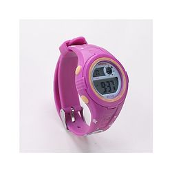 Babyhug Free Size Digital Watch With Bear Print - Purple