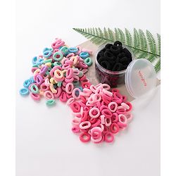 Babyhug Free Size Rubber Bands Pack of 100 Pieces - Multicolor
