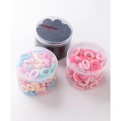 Babyhug Free Size Rubber Bands Pack of 100 Pieces - Multicolor