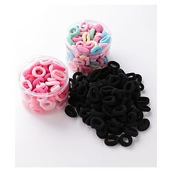 Babyhug Free Size Rubber Bands Pack of 100 Pieces - Multicolor