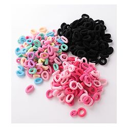 Babyhug Free Size Rubber Bands Pack of 100 Pieces - Multicolor