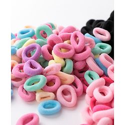Babyhug Free Size Rubber Bands Pack of 100 Pieces - Multicolor