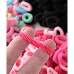 Babyhug Free Size Rubber Bands Pack of 100 Pieces - Multicolor