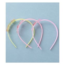 Babyhug Free Size Hair Bands with Fruits & Animals Appliques Pack of 3 - Multicolor