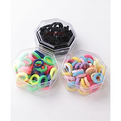 Babyhug Free Size Rubber Bands Pack of 120 Pieces - Multicolor