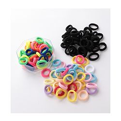 Babyhug Free Size Rubber Bands Pack of 120 Pieces - Multicolor