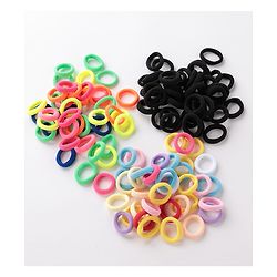 Babyhug Free Size Rubber Bands Pack of 120 Pieces - Multicolor
