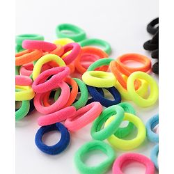 Babyhug Free Size Rubber Bands Pack of 120 Pieces - Multicolor
