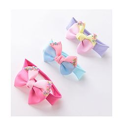 Babyhug Free Size Headbands With Bow Applique - Multicolor