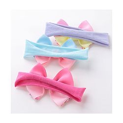 Babyhug Free Size Headbands With Bow Applique - Multicolor