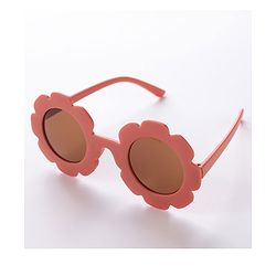 Babyhug Free Size Headband With Flower Applique & Sunglasses - Orange