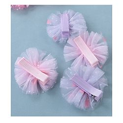 Babyhug Free Size Hair Pins Pack of 6 - Purple & Pink