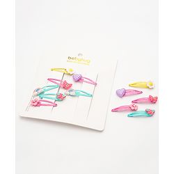 Babyhug Snap Clips Pack of 12 - Multicolor