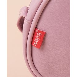 Babyhug Heart Print Sling Bag- Purple