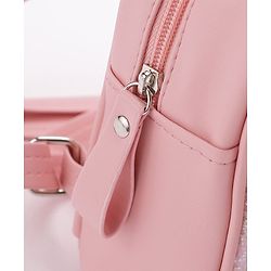 Babyhug Sequined Fashion Backpack - Pink