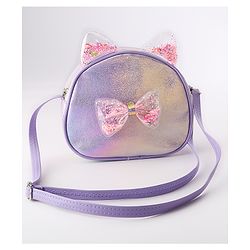 Babyhug Sling Bag with Bow - Purple