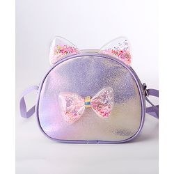 Babyhug Sling Bag with Bow - Purple