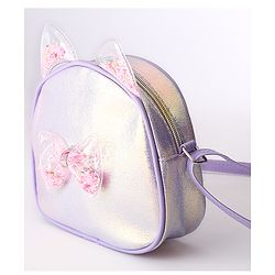 Babyhug Sling Bag with Bow - Purple