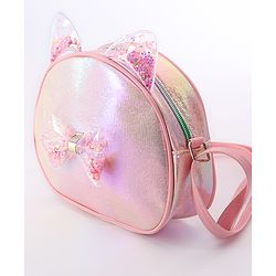 Babyhug Sling Bag with Bow - Purple
