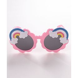 Babyhug Sunglasses Free Size Rainbow Design - Pink
