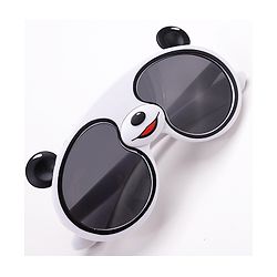 Babyhug Panda Shape Sunglasses -White