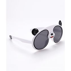 Babyhug Panda Shape Sunglasses -White