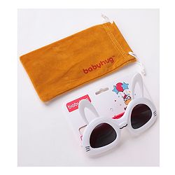 Babyhug Sunglasses with Rabbit Ear Design Free Size- White