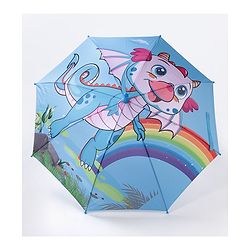 Babyhug  Umbrella  Rainbow & Unicorn  Print - Blue