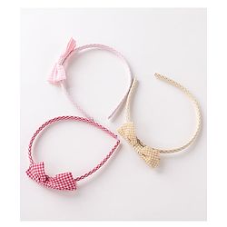 Babyhug Free Size Hair Bands Pack of 3 - Pink