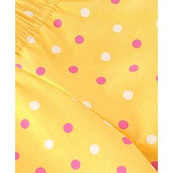 Babyhug Cotton Lycra Three Fourth Length Leggings Star Printed Pack of 3- Multicolour
