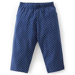 Babyhug Cotton Three Fourth Lycra Leggings Floral Print Pack of 3 - Pink Red & Blue
