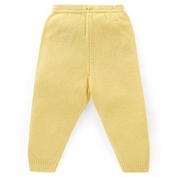 Babyhug Knit Full Sleeves Heart Design Sweater Set with Cap - Yellow