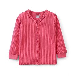 Babyhug Full Sleeves Solid Color Thermal Inner Wear Set - Coral