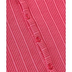 Babyhug Full Sleeves Solid Color Thermal Inner Wear Set - Coral