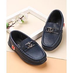 Cute Walk by Babyhug Formal & Partywear Slip On Shoes - Blue