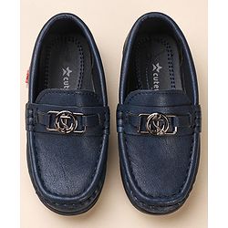 Cute Walk by Babyhug Formal & Partywear Slip On Shoes - Blue