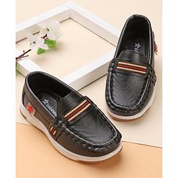 Cute Walk by Babyhug Formal & Partywear Slip On Shoes - Black