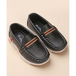Cute Walk by Babyhug Formal & Partywear Slip On Shoes - Black