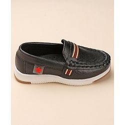 Cute Walk by Babyhug Formal & Partywear Slip On Shoes - Black