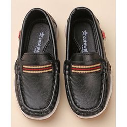 Cute Walk by Babyhug Formal & Partywear Slip On Shoes - Black