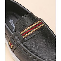 Cute Walk by Babyhug Formal & Partywear Slip On Shoes - Black
