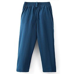 Babyhug Full Sleeves 4 Pieces Party Suit With Bow - Dark Blue